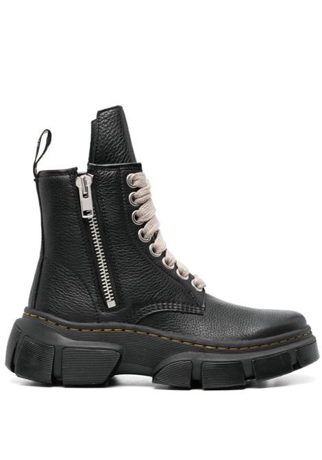 1460 dmxl jumbo lace boots unisex black in leather DR. MARTENS X RICK OWENS | DM01D7810 500109